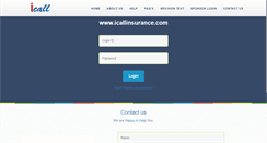 Desktop Screenshot of icallinsurance.com