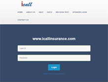 Tablet Screenshot of icallinsurance.com
